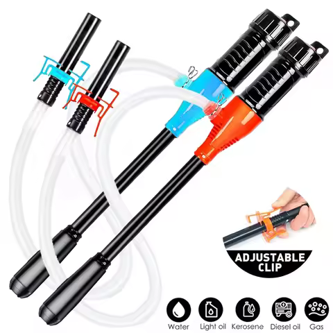 Portable Electric Oil Pump Liquid Transfer Pumps 2.2 Gallon Outdoor Vehicle Fuel Transfer Suction fo