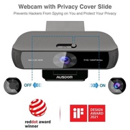 Ausdom - Aw651 Webcam 2K 30Fps 1080P 60Fps Autofocus With Tripod New Stock