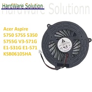Acer Aspire 5750 5755 5350 5750G 5755G V3-571G V3-571 E1-531G E1-571 E1-531 Laptop CPU Cooling Fan