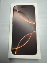 iPhone 16 Pro Max (沙漠金) 1TB 剩盒 (Box Only)