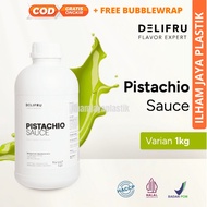 Pistachio Delifru Sauce 1 Kg - Pistachio Peanut Sauce Topping