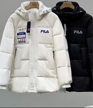 韓國預訂 Fila 刺繡Logo 羽絨外套 2色選 | 高CP值男裝 貨期7日