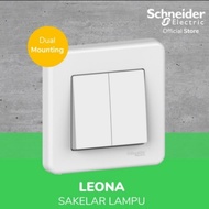 LEONA SCHNEIDER HOTEL 2 GANG - 2 WAY SWITCH