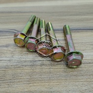 M8X55 CAP BOLT (5.5CM) YELLOW FLANGE Bolt M8 KEYX 55 12 LENGTH 5.5 CM 5.5CM 8X55 8 X 55 55MM MM