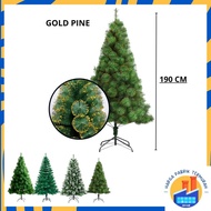 HPT Christmas Tree 180CM 6 Feet Gold Home DecorationPine Christmas Decoration Green Pine Tree Pine