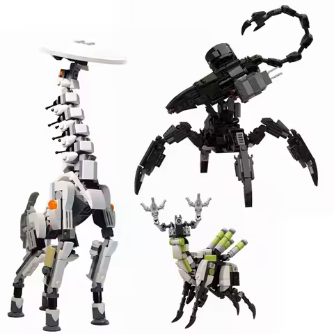 MOC Horizon Zero Dawned Robot Battle Machine Corruptored Game Action Figures Model Building Blocks S
