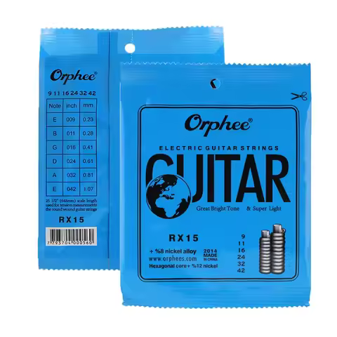Light Medium 9-42/10-46/11-50 Gauges Orphee High Quality Electric Guitar Strings Long Work Life 9 42