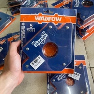(T63)Fow Wadfow WMC1605 5 inch angle welding magnet, 75lbs suction power