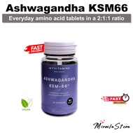 Myprotein Myvitamins Ashwagandha KSM66 Capsules Antioxidant Immune Calm Reduce Stress