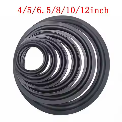 Speaker Surround Edge Rings Repair Kit 2Pcs 4/5 /6.5/8/10 Inches DIY Speaker Surround Repair Rubber 