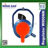 WINN GAS Regulator Gas LPG Double Lock Tekanan Rendah W900M W900NM Selang paket