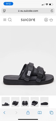 全新 SUICOKE MOTO-CAB OG-056CAB 黑色 拖鞋 抗菌內裡 魔鬼氈 輕量 薄款