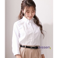Direct from Japan Nissen_ Glamorous Bust Button-Down Shirt for Large Chests - 7-Sleeve Anti-Peek Off