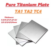 TA1 TA2 Pure Titanium Plate TC4 TC21 Titanium Alloy Plate 100 * 100 200 * 200 Thin Titanium Sheet 0.