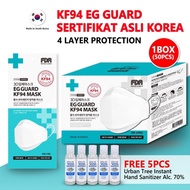 Masker KF94 - EG Guard KF94 4Layer Protection (1 BOX/50pcs) - Free