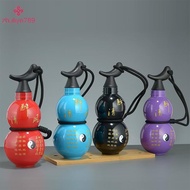 <zhuliye789> 730ML Gourd Water Bottle Outdoor Large Capacity Fitness Gourd Bottle Chinese Retro Styl