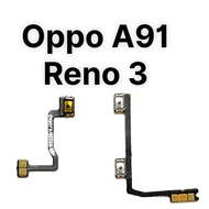Power Cable, Volume Cable for Oppo A91/ Reno 3-4G
