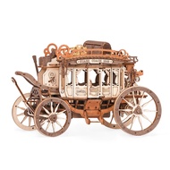 Robotime wooden Music Box model ROKR Stagecoach Mechanical Music Box 3D AMKA1. Meaningful gifts