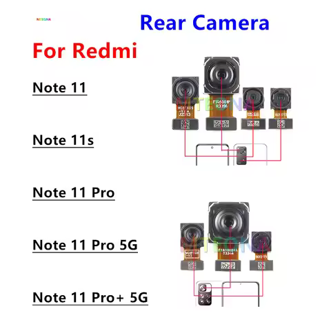 Rear Camera For Xiaomi Redmi Note 11 Pro Plus Pro+ 11S 4G 5G Back Camera Module Backside View Note11