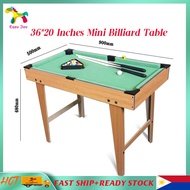 ♠▪36 Inches Mini Billiard Table For Kids Gift Wooden Tabletop Pool Table Set Taco Billiards Table Se