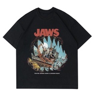 JAWS VINTAGE T-SHIRT | T-SHIRT MOVIE FILM 1975 | BLACK T-SHIRT