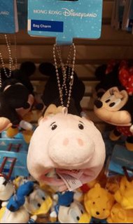 香港迪士尼樂園 Toy Story 反斗奇兵 Ham 火腿豬 豬仔 錢罌 公仔 頭套 吊飾 掛飾 掛件 匙扣 kc Keychain 全新正版有牌 Disneyland HKDL