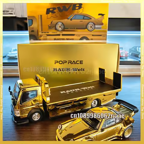 In Stock 2026 Hec Xcartoys 1:64 RWB 930 & Pandem Elise Truck Box Set Alloy Diecast Model Collectible