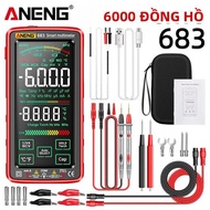 ANENG 683 Đồng Hồ Vạn Năng Màn Hình Cảm Ứng Thông Minh 6000 Đếm Ampe Kế Kỹ Thuật Số Có Thể Sạc Lại A