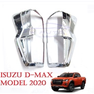 (2 Pieces) Tail Lamp Cover Isuzu D-Max 2020 2021 2022 Chrome Plating DMAX Light Accessories
