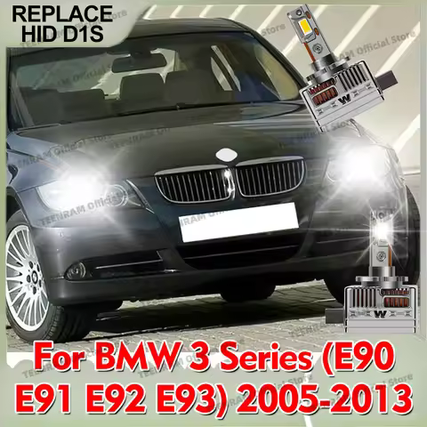 2x D1S LED Headlight Bulbs 50000LM D1 For BMW 3 Series E90 E91 E92 E93 2005 2006 2007 2008 2009 2010