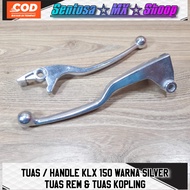 (KLX 150) Lever/HANDLE Brake & Clutch Standard SILVER Color HIGH QUALITY