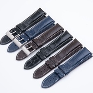 With logo and Standard Adapt to Century-old Spirit Crocodile Leather Strap Blackbird Air Timing Puya