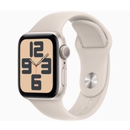 Apple Watch SE 智能手錶 GPS 44mm星光色鋁金屬錶殼星光色運動錶帶M/L 預計7日內發貨 -