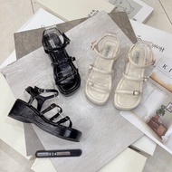 XD sandals with 2 straps, 5cm wedge sole (code 024)