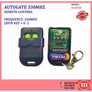 Auto Gate Remote Control 330Mhz Frequency 8PIN adjust ( + 0 - ) AG-RC330