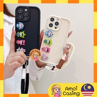 Realme 5 5i 5s 6i C3 9i C12 C15 C33 C35 C51 C53 C55 C63 C65 C67 3D mini labubu solid with strap soft