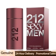 Carolina Herrera 212 Men's Urban Sexy Fresh Long-Lasting Women's Woody Fragrance โอเดอทอยเลท Carolin