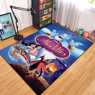Aladdin, Aladin's Magic lamp Rug, Magic Rug, Fantastic Rug, Magic Rug, Purple Rug,Kids Room Rug, Fai