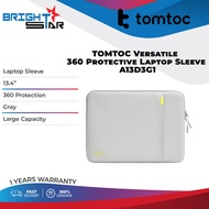 TOMTOC Versatile 360 Protective Laptop Sleeve A13D3G1- 13.4"/Grey