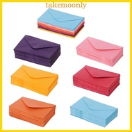 TAK 50 Sheets Colorful Envelopes for Birthday Wedding Invitations Letters Envelope