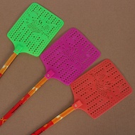 Household Can't Break Long Rod Fly Swatter Bamboo Handle Durable Extended Long Handle Manual Fly Swa
