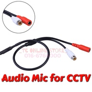 Mini Spy Hidden CCTV Microphone Audio Mic for Surveillance Camera Recorder DVR