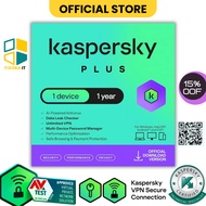 Kaspersky Plus Internet Security 2026 |  Anti-Phishing and Firewall |  Unlimited VPN