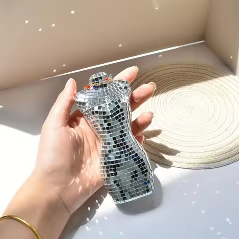 Disco Ball Disco Body Statue Model Desktop Decoration Ornaments Disco Party Decorations Female Model