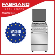 Fabriano Gas Range - F5S31G2-SS 50cm, 3 Gas Burners + 1 Electric Plate + Gas Oven