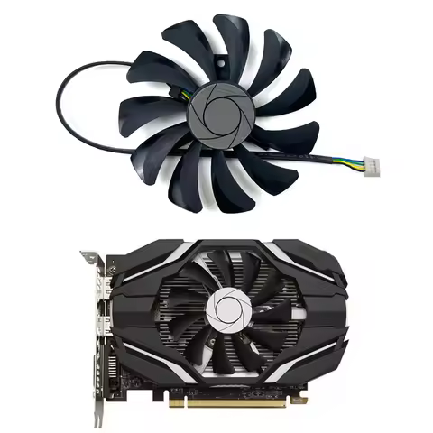 85mm 4pin HA9010H12SF-Z RX460 4GB Cooler Fan Replace for MSI Inno3D P106 960 GeForce GTX 1060 AERO I