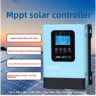 Pengawal Suria MPPT 30A 60A 120A Photovoltaic 230V Penjanaan Kuasa Automatik Sepenuhnya 12V-96V Univ
