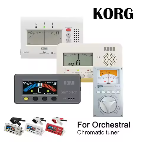 KORG CA2 CA50 Large Display Auto Chromatic Tuner Guitar/Bass/Saxophone/ Violin/ Flute Tuner Universa