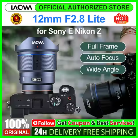 Venus Optics Laowa 12mm F2.8 12mm f/2.8 Lite Zero-D AF Lens Full-Frame Wide-Angle for Nikon Z for So