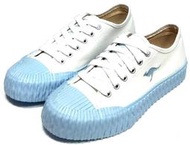 KangaROOS CRUST 美國口袋鞋 職人手工硫化鞋/帆布鞋/餅乾鞋 白水藍KW01559 原廠新款